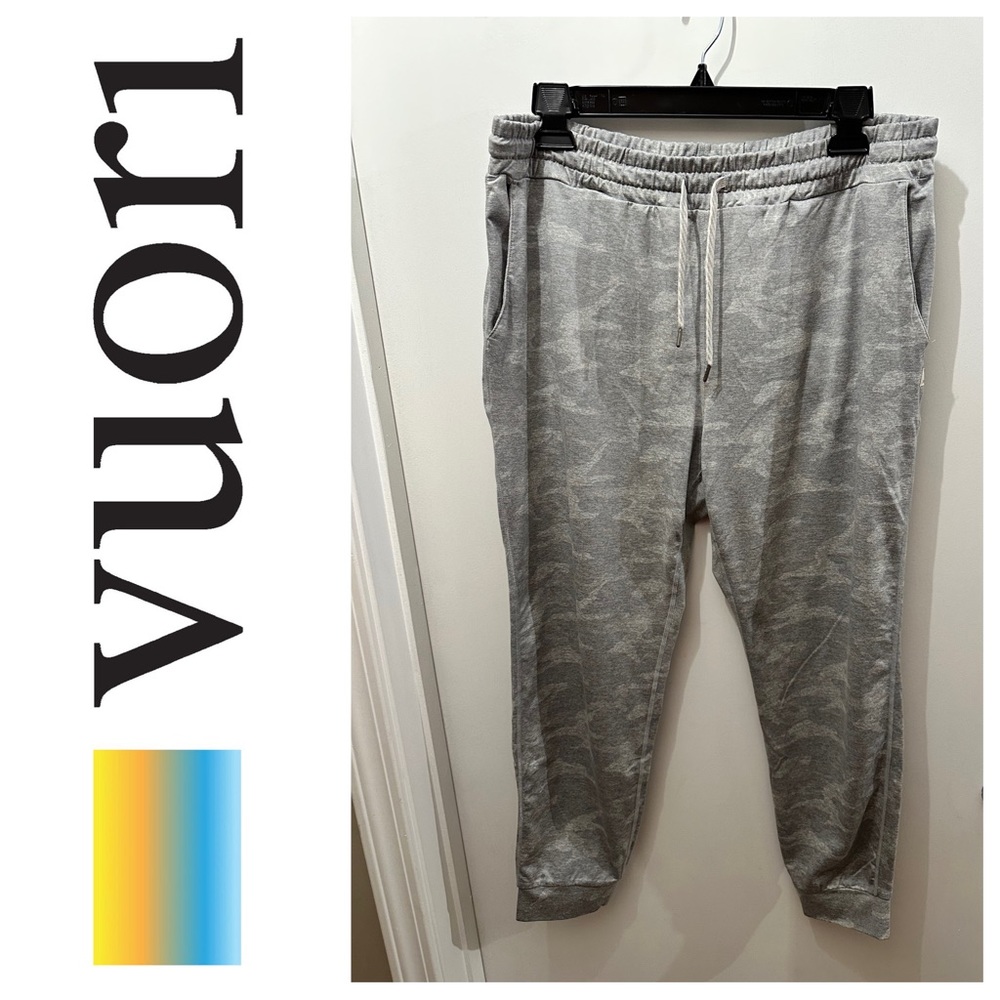 VUORI - Women's Performance DreamKnit™ Joggers - size L - gray heather camo
